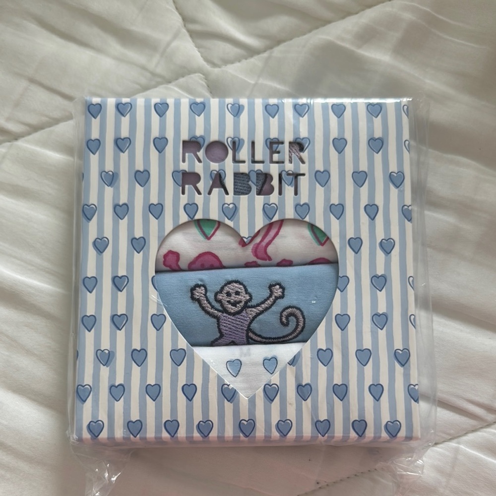 Roller Rabbit underwear Set with Monkey Design
